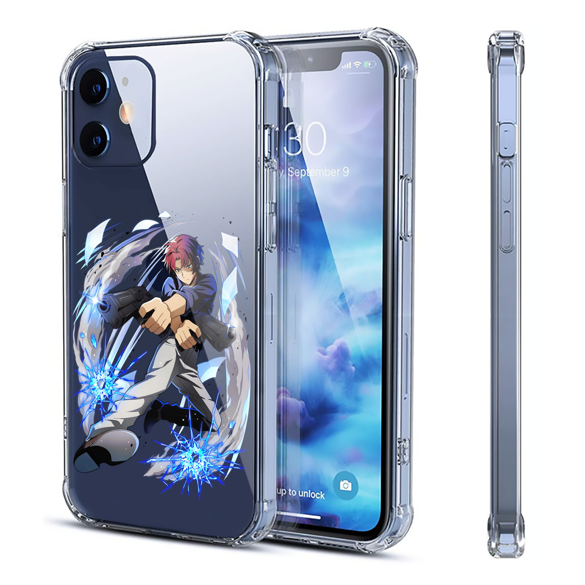 （画像用） 文豪ストレイドッグス Bungo Stray Dogs 【iPhone 12シリーズ対応】透明スマホケース（クリアソフトケース）